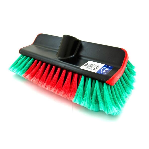 Vikan - Washing Brush, waterfed, High/Low, 280mm, soft/split, Black