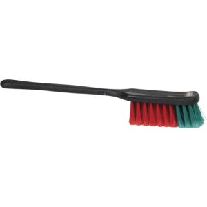 Vikan - Wheel Brush w/Long Handle, 420mm, Soft/split, Black