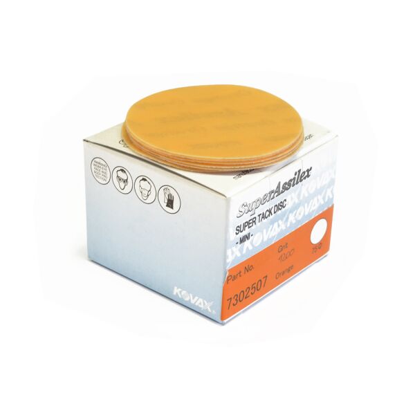 Kovax - Premium Super Assilex Super Tack Discs 75mm K1200 - Orange 1 pcs