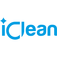 iClean - Logo Sticker Blue