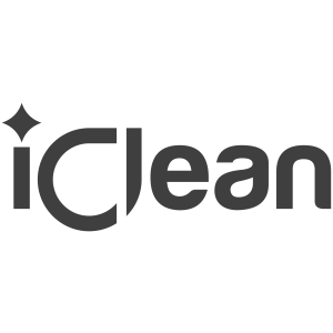 iClean - Logo Sticker Black
